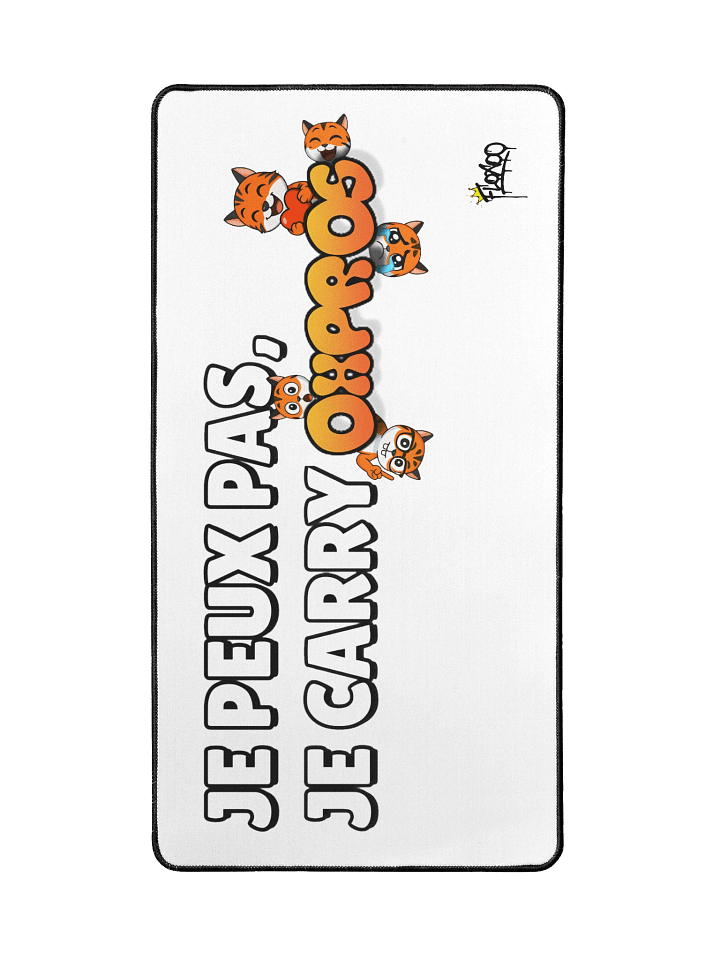 Tapis de bureau "Je peux pas, je carry Oxpros" product image (2)