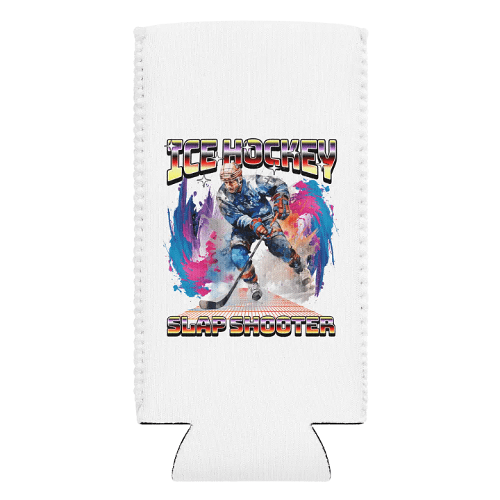 Ice Hockey Slap Shooter Can Cooler product image (2)