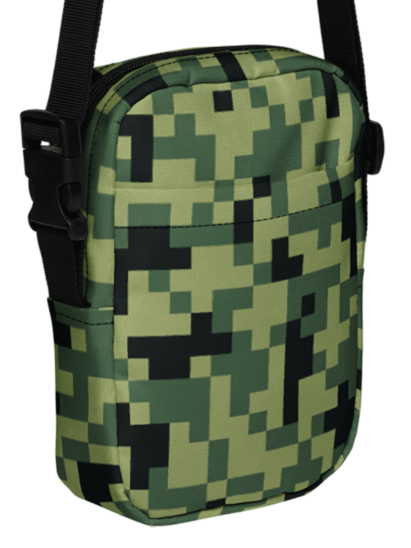 Military Green Camouflage Pixels Camo Pattern Crossbody Bag product image (1)