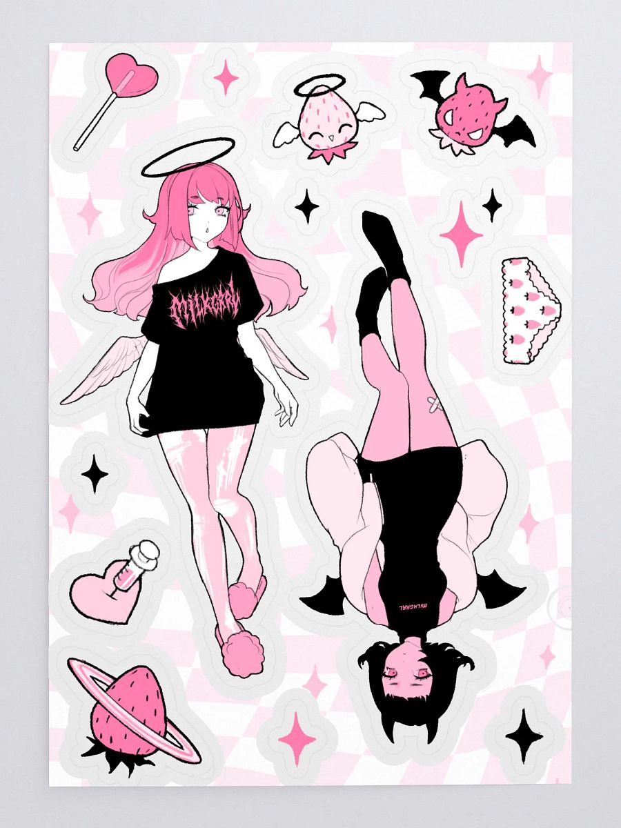 strawberry girls // sticker sheet product image (3)