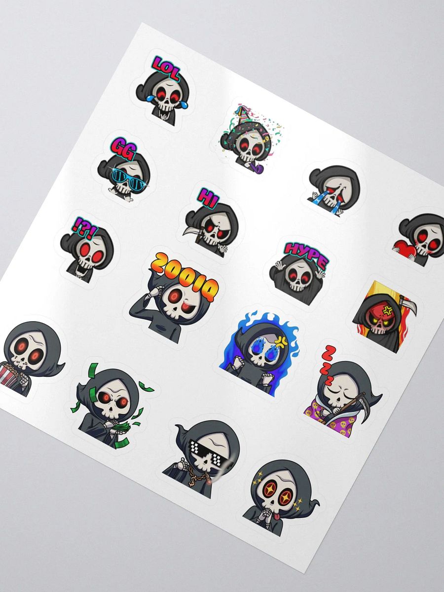 16-Pack Small Todd Emote Stickers product image (2)