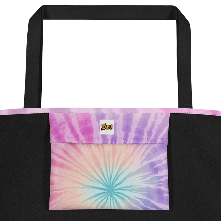Pastel Radiance Tie-Dye Tote Bag product image (2)