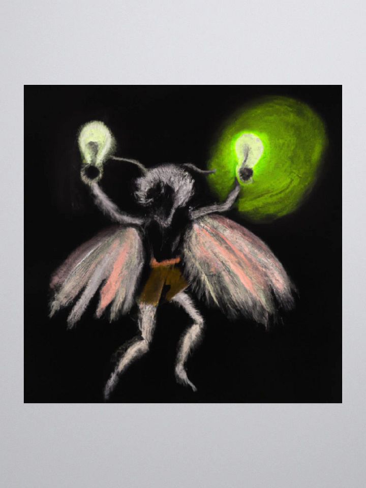 Mothman Rave Sticker product image (1)