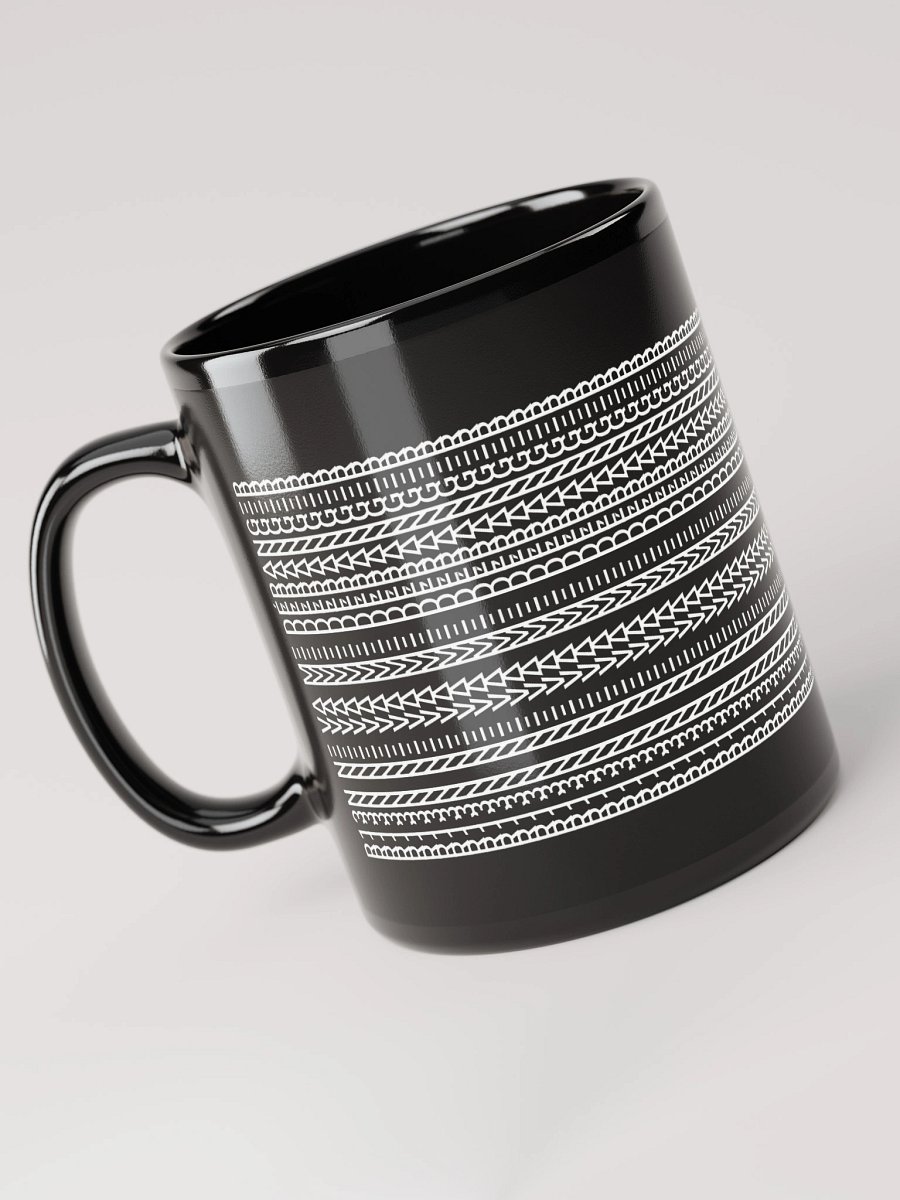 Mug Noir Codé Zen Blanc - Rien ne Va me Déranger - Cadeau élégant product image (3)