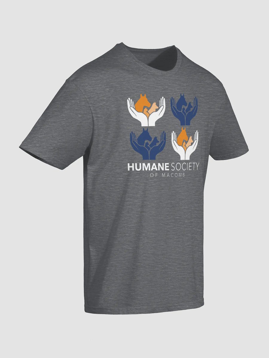 Humane Society of Macomb Colored Logo T-Shirt product image (2)