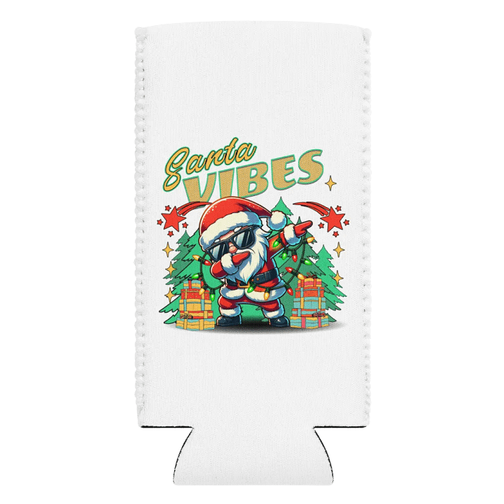 Santa Vibes Dabbing Can Cooler product image (2)