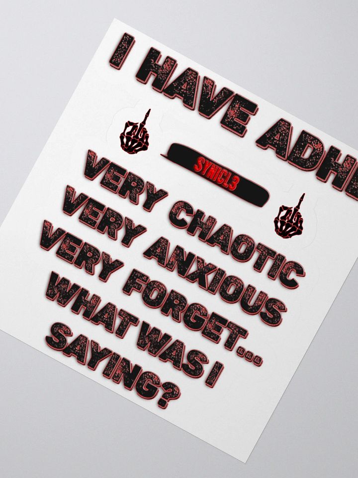 ADHD Very - Sticker product image (5)