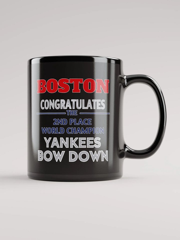 Boston Congratulates Yankees Bow Down Mug | MLB Rivals Locker product image (1)