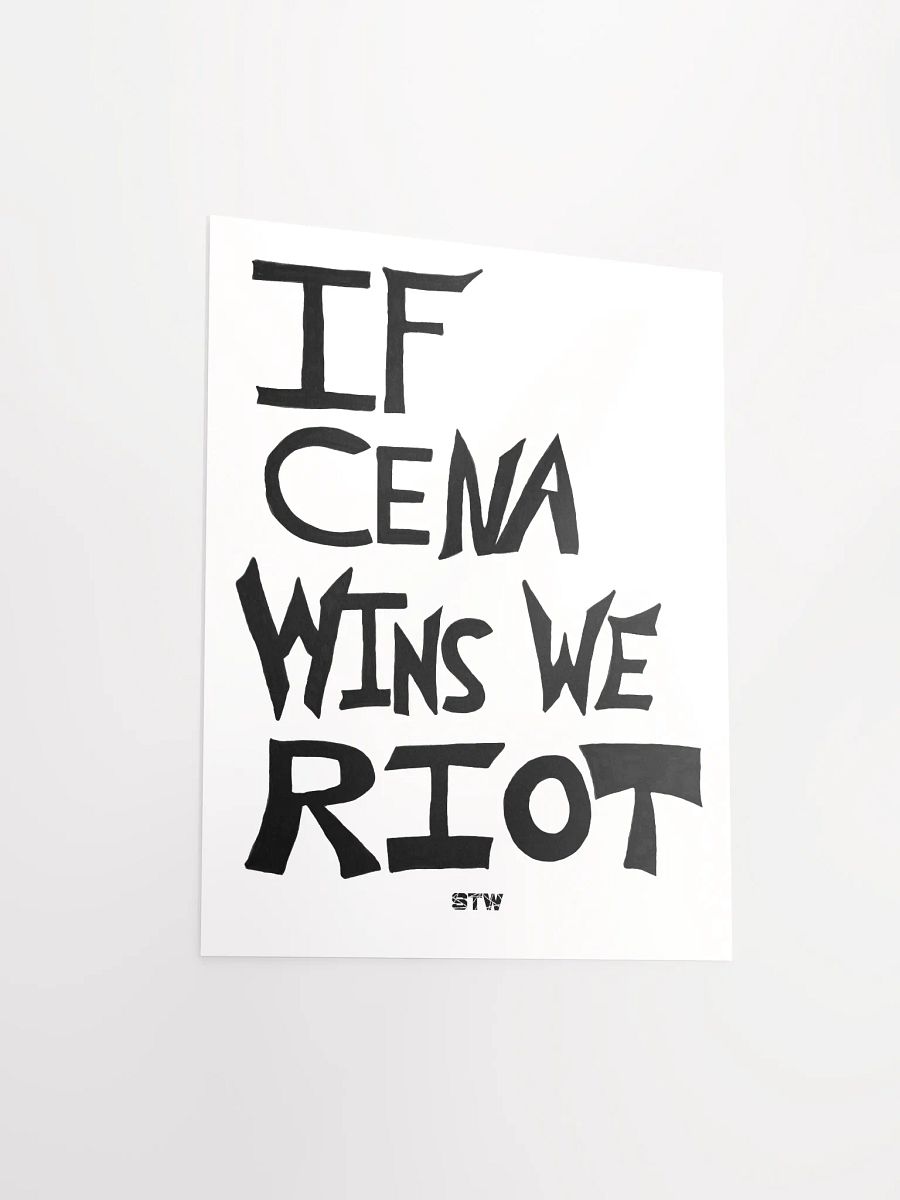 If Cena Wins We Riot Poster product image (3)