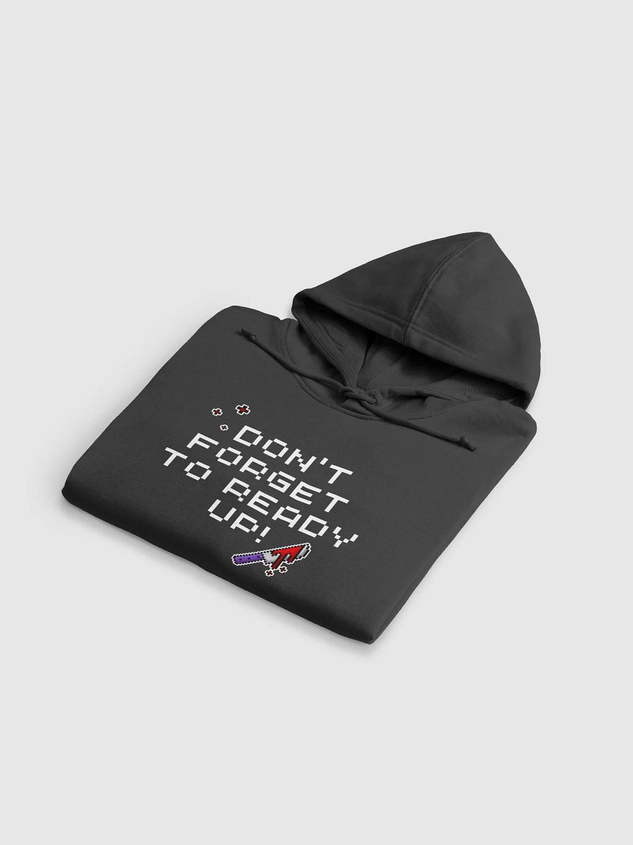Dont Forget To Ready Up! Womens Organic Printed Hoodie product image (5)