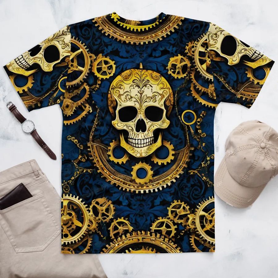 Steampunk Skull T Shirt product image (6)