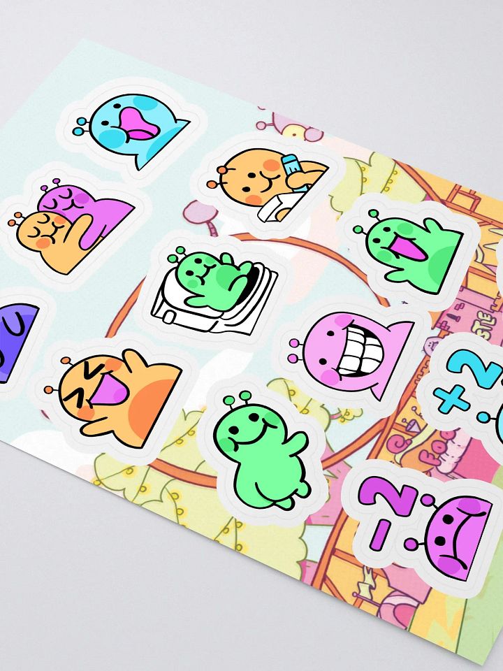 Grub Emote Sticker Sheet product image (2)