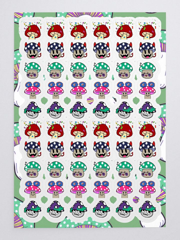Shroomy Emotes | Slaps Sticker Sheet product image (2)