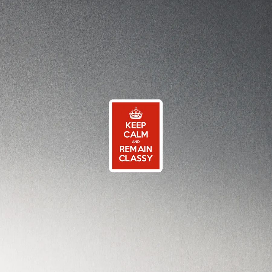 Keep Calm Magnet in Red product image (4)