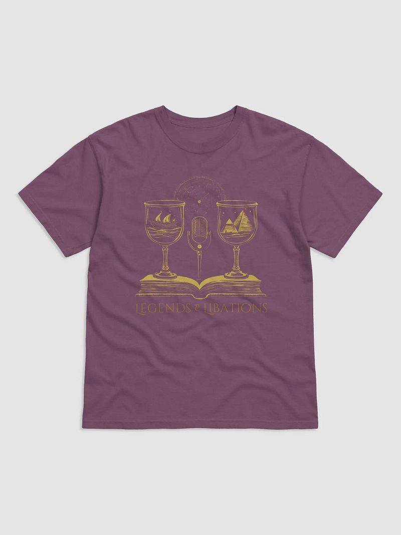 Legends & Libations Gold Logo Comfort Colors T-Shirt