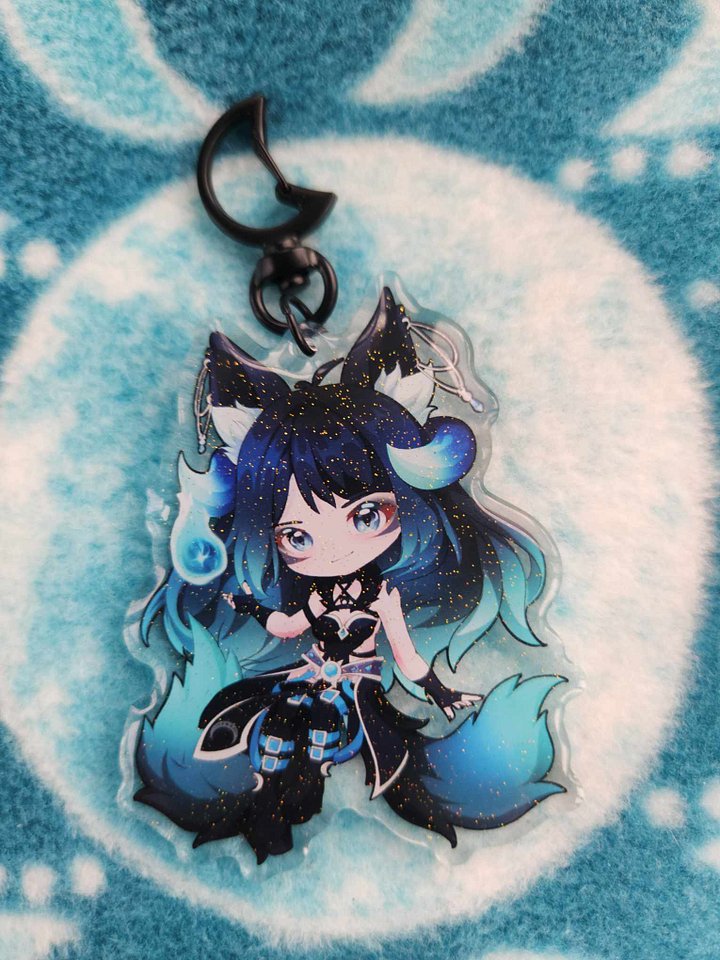 Moonvale Kitsune Keychain product image (1)