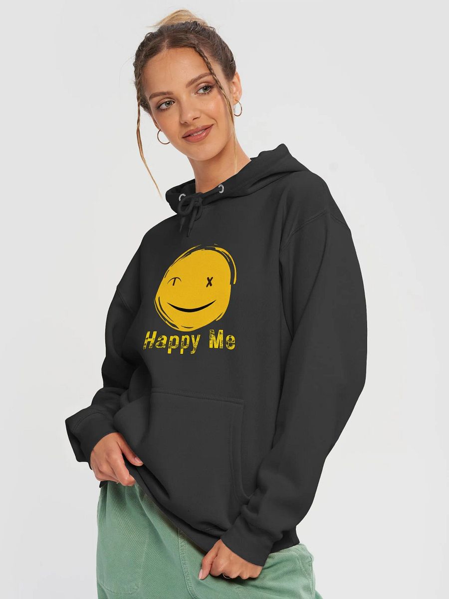 Happy Me Distressed Smiley Hoodie product image (3)