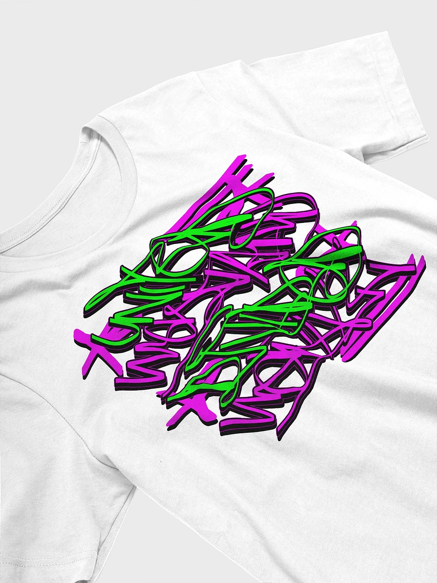 United We Stand, Divided We Fall (green and pink graffiti), T-Shirt 02 product image (3)
