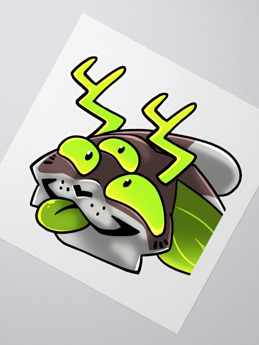 Radioactive Cryptid Blep Sticker product image (2)