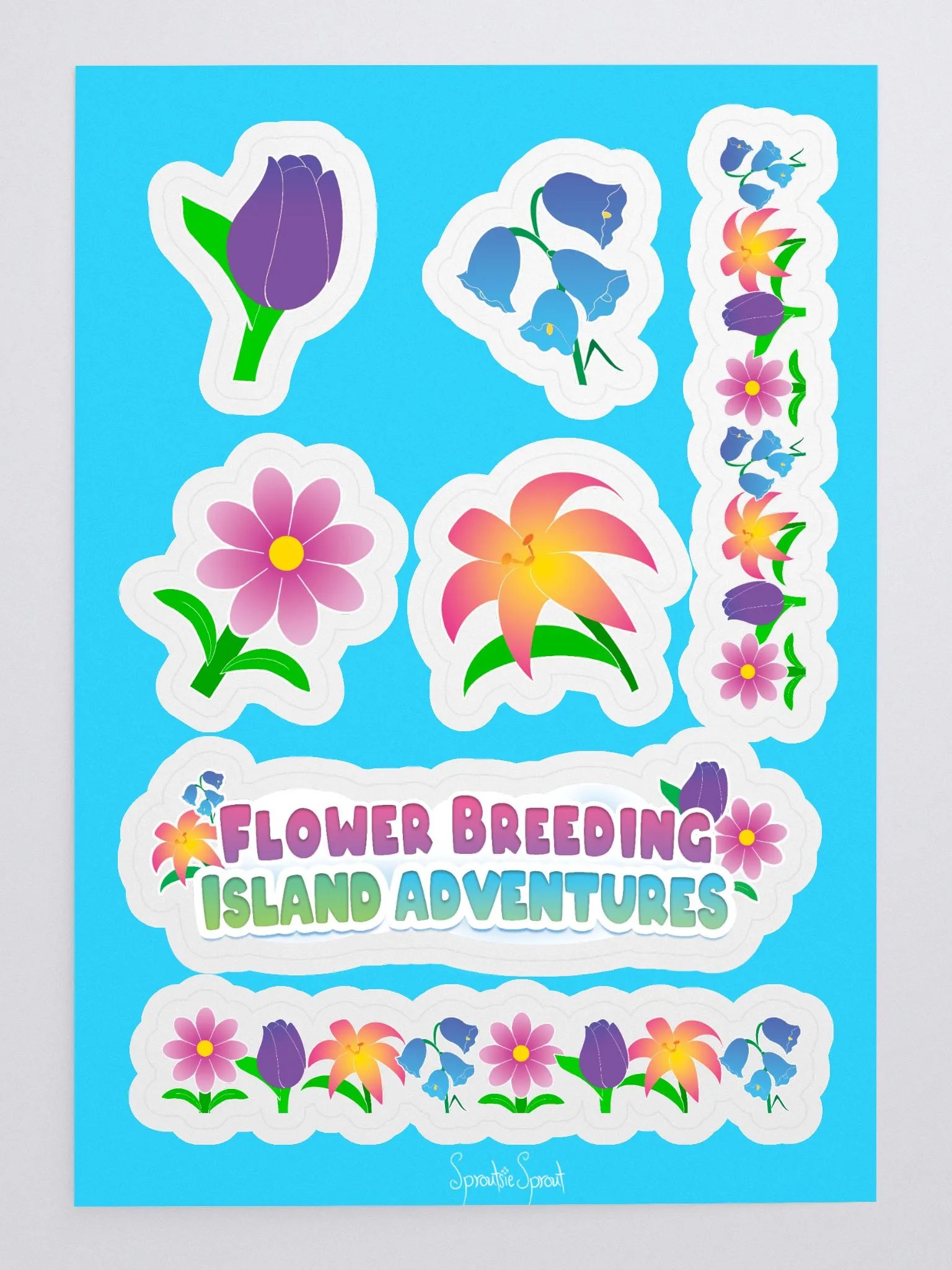 Flower Breeding Island Adventures Sticker Sheet product image (3)