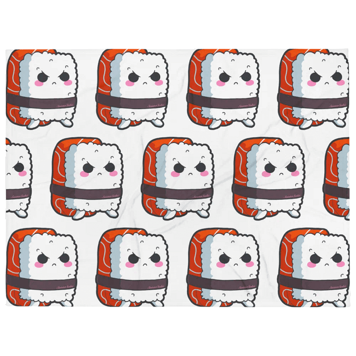 Sinister Sushii Plush Throw Blanket product image (1)