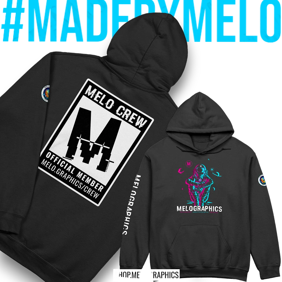 #MeloCrew Vibes: Duotone - Premium Hoodie | #MadeByMELO product image (2)
