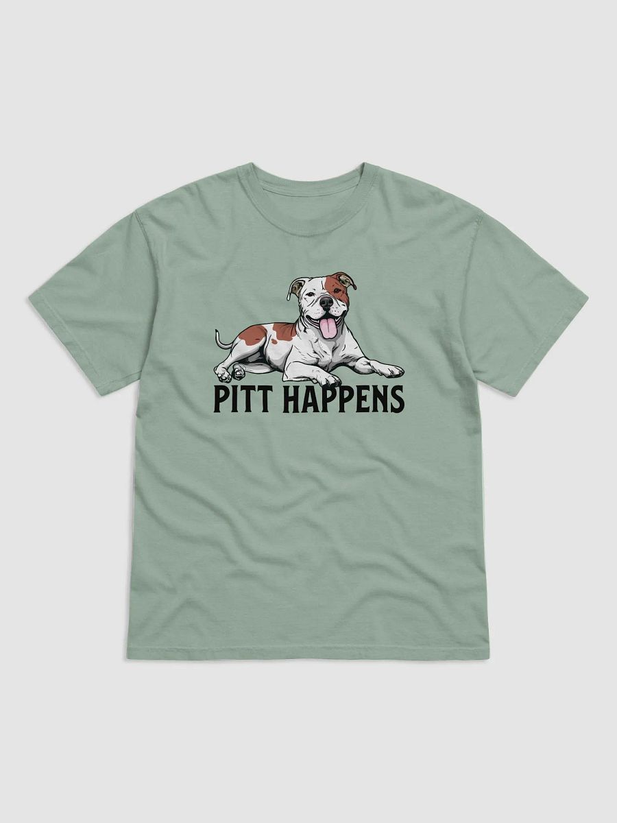 Pitt Happens T-Shirt of a Pitbull Terrier | Funny T-Shirt for Pittie and Staffy Paw-rents product image (4)