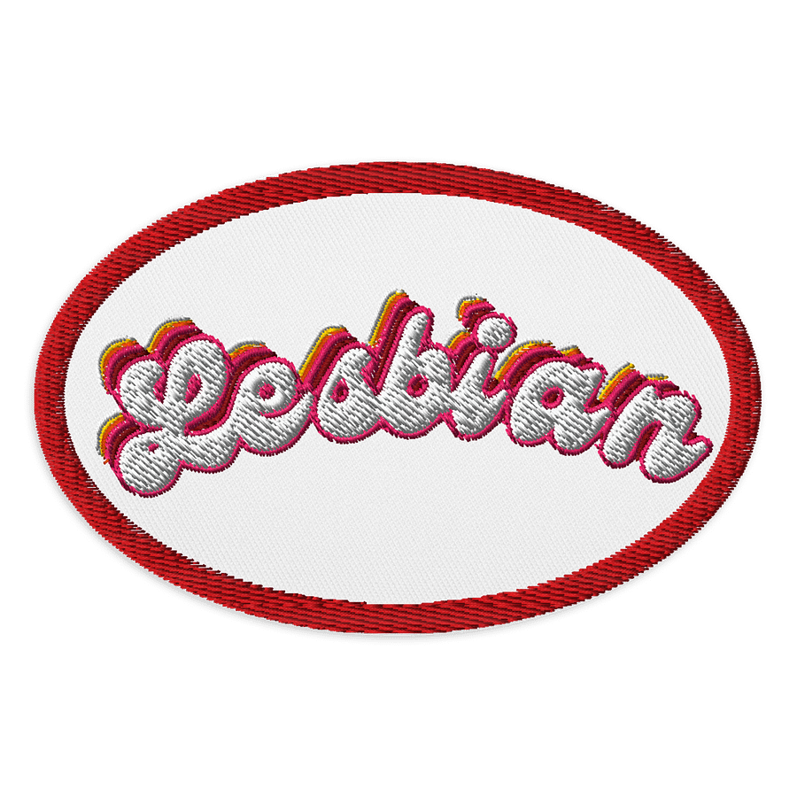 LGBTQIAP2S+ 2025, Curved Lesbian, Patch product image (1)