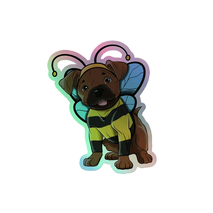 Boris The Pittie Bee Sticker product image (2)
