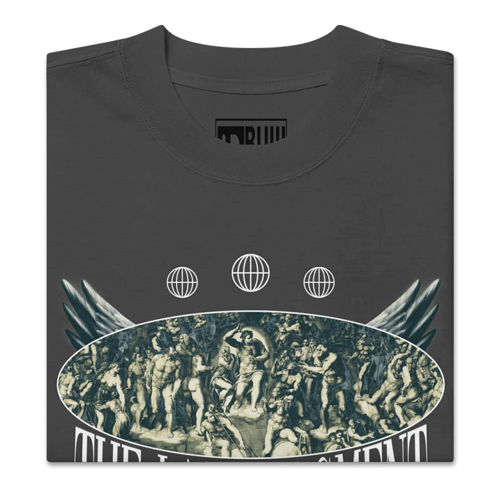 Judgment Day - BUIII Remix Premium Oversized Faded T-Shirt - Black product image (2)