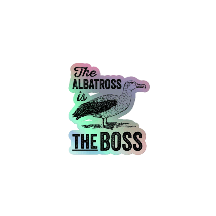 Albatross Holographic Sticker product image (2)