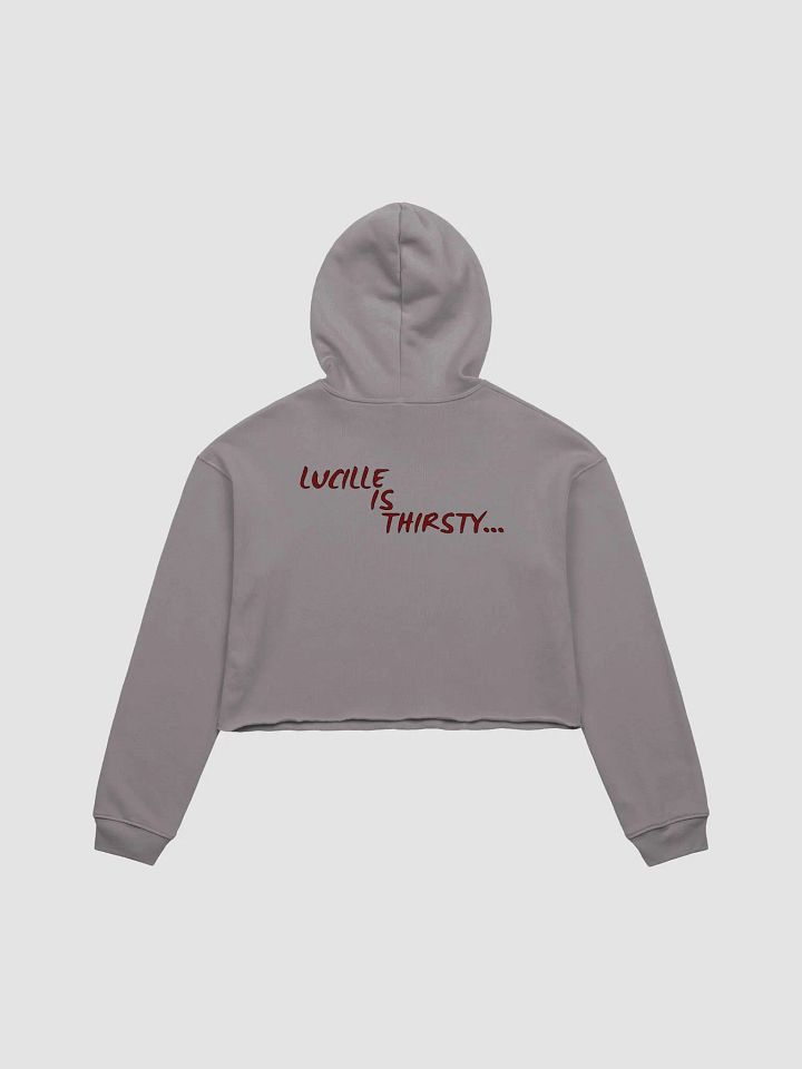 Lucille is Thirsty Crop Hoodie product image (2)