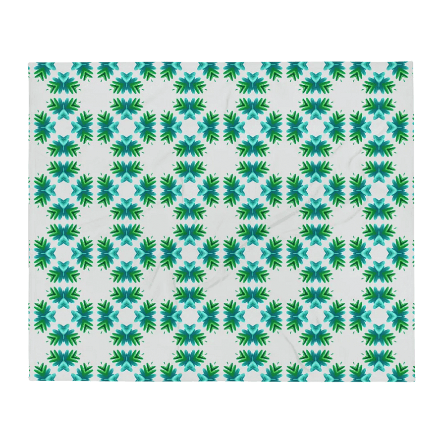 Symmetrical Botanical Bliss Throw Blanket product image (3)
