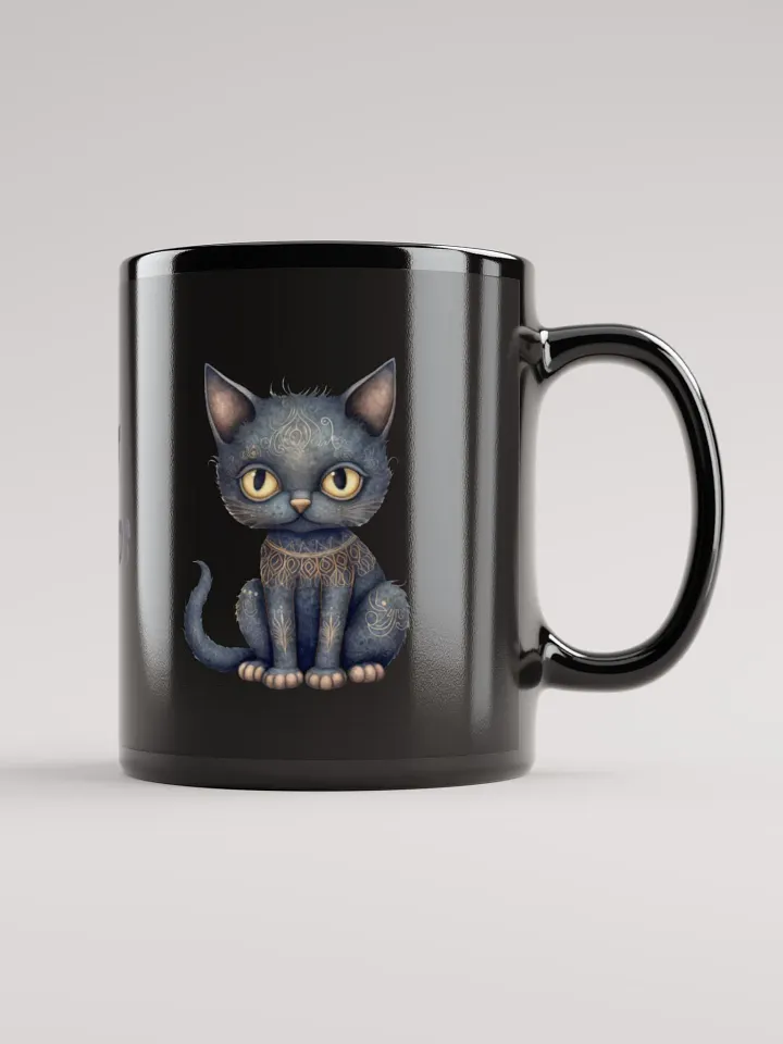 Cat and Mouse Best Friends Forever Mug in Black product image (1)