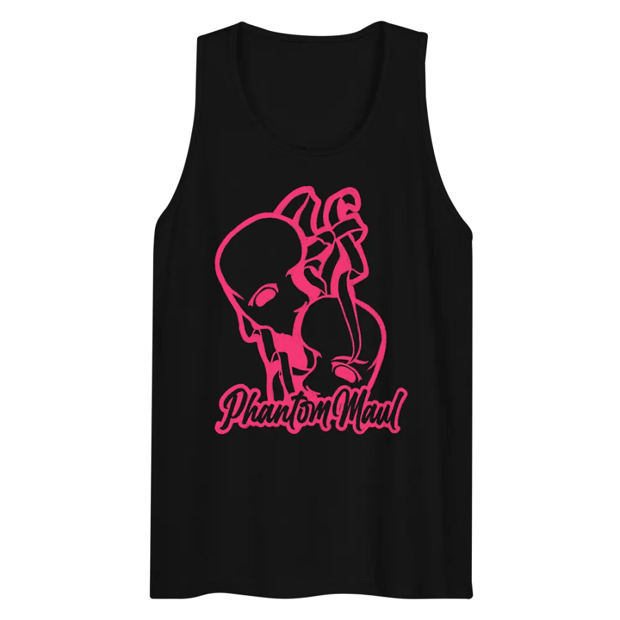 Hot Pink Big logo Men's Tank Top product image (24)