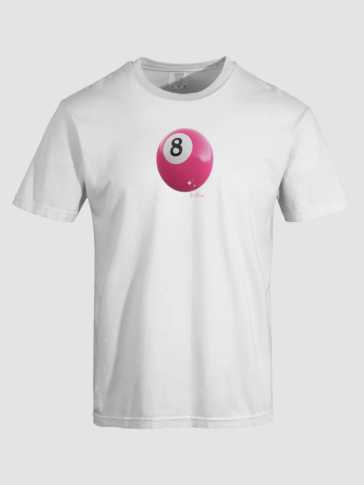 Comfort Colors Pink 8 Ball Shirt product image (5)