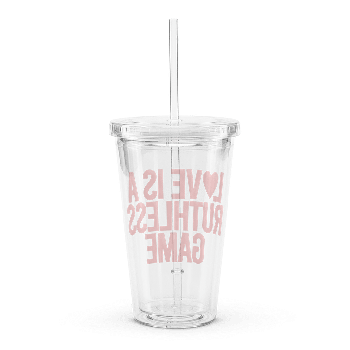 Love - Clear Plastic Tumbler product image (2)