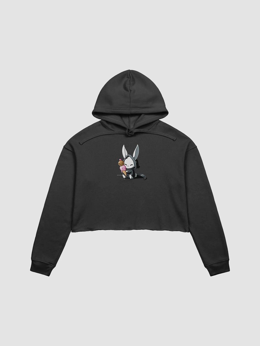 Skull Scoops Ice Cream Bunny Crop Hoodie product image (2)