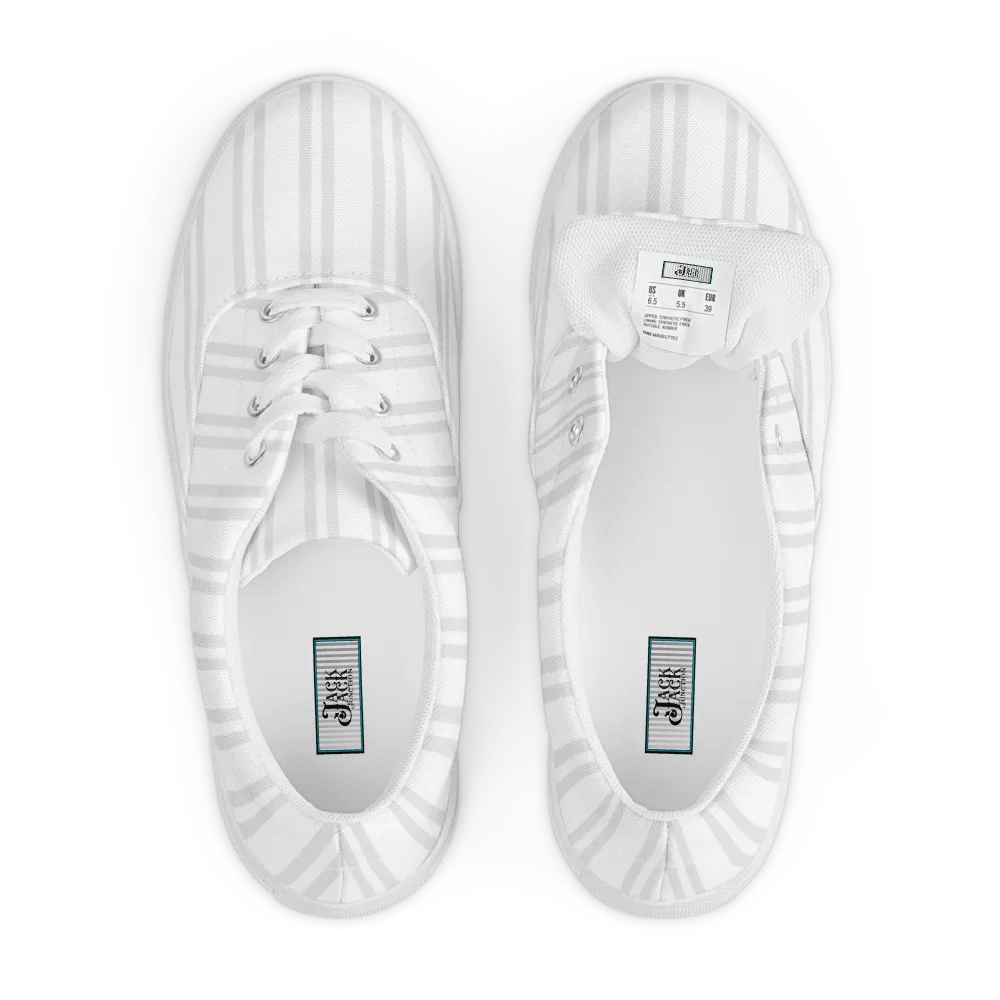 Grey Lines Ladies Canvas Shoes product image (4)