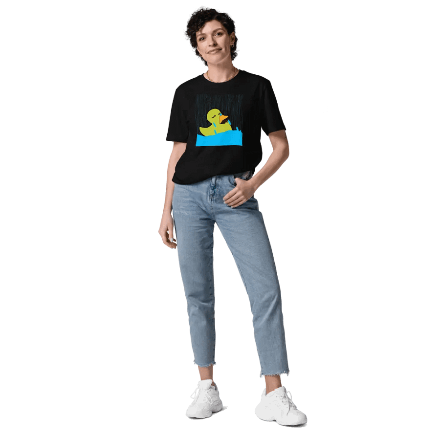 Quackers Cry Stanley/Stella Organic Cotton T-Shirt product image (8)
