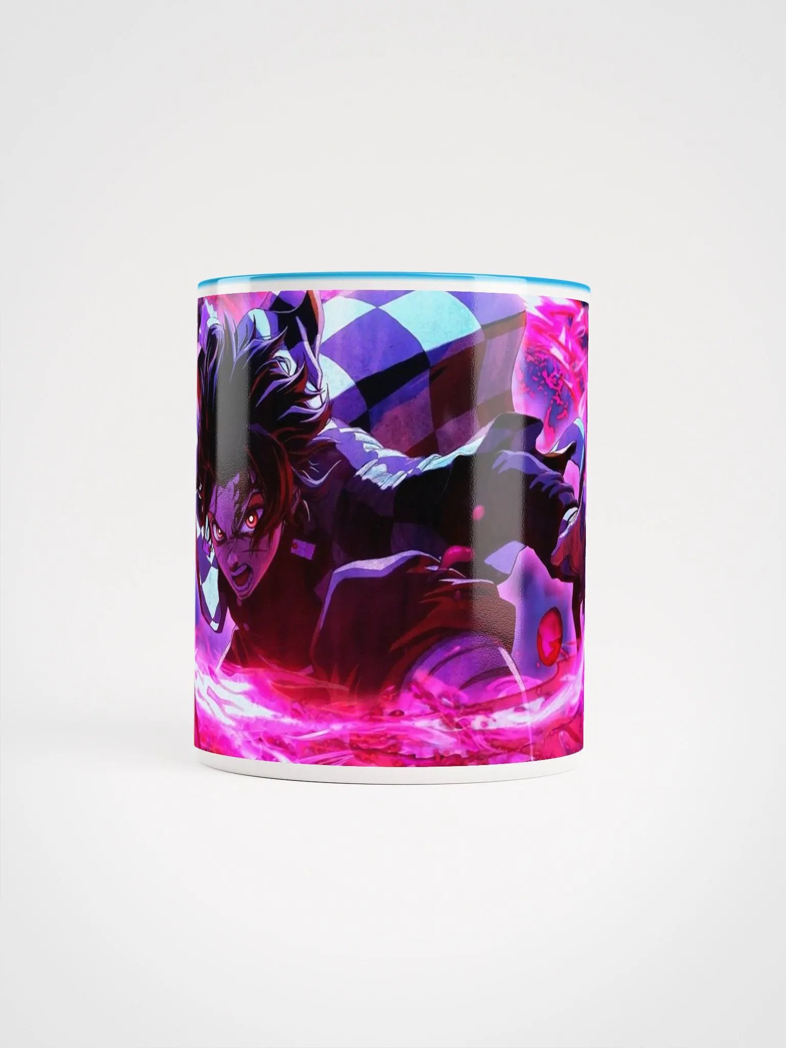 Demon Slayer Tanjiro Kamado Ceramic Mug with Colorful Interior – Perfect for Fans! product image (58)