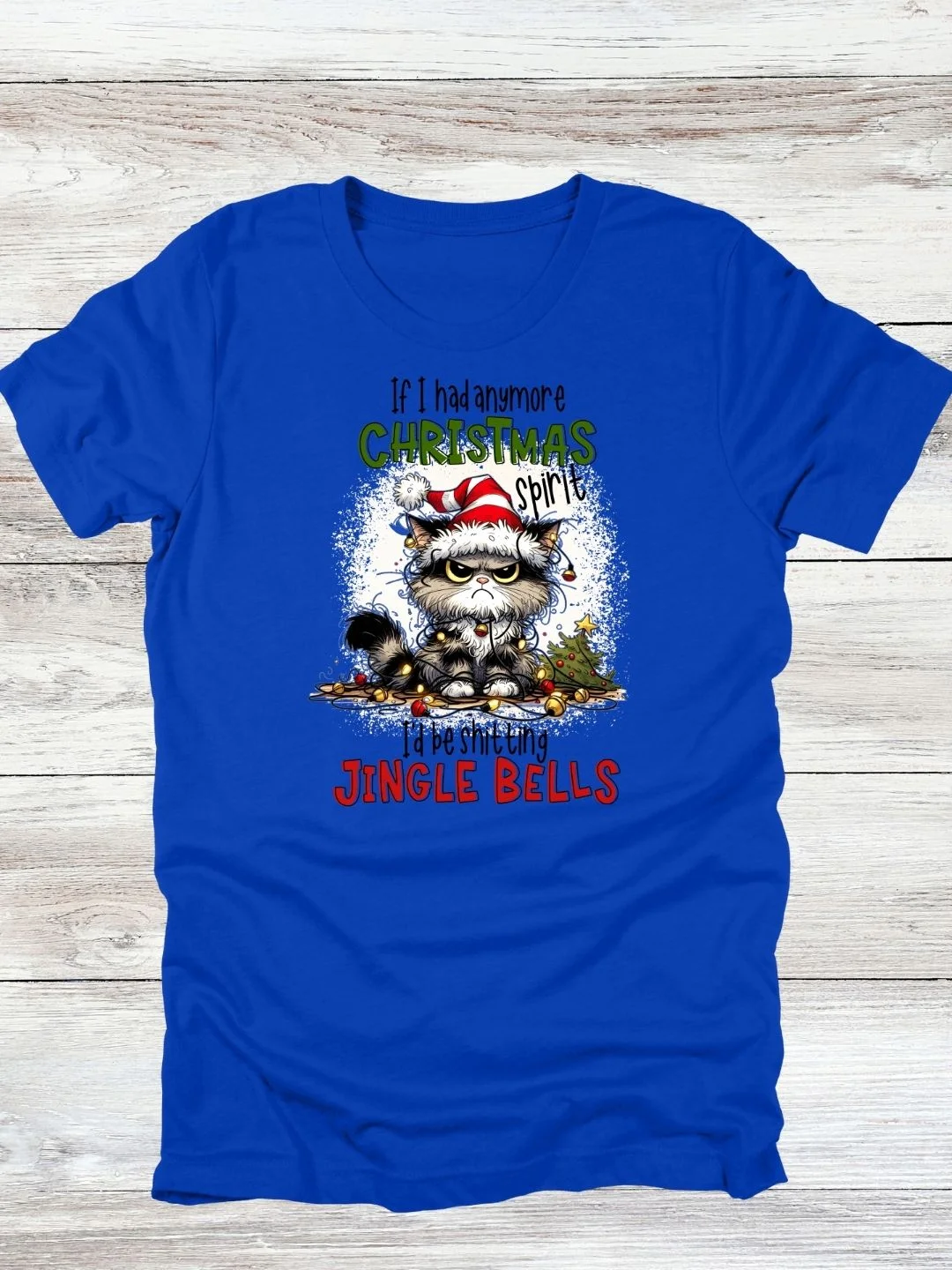 Grumpy Cat Christmas T-Shirt product image (10)