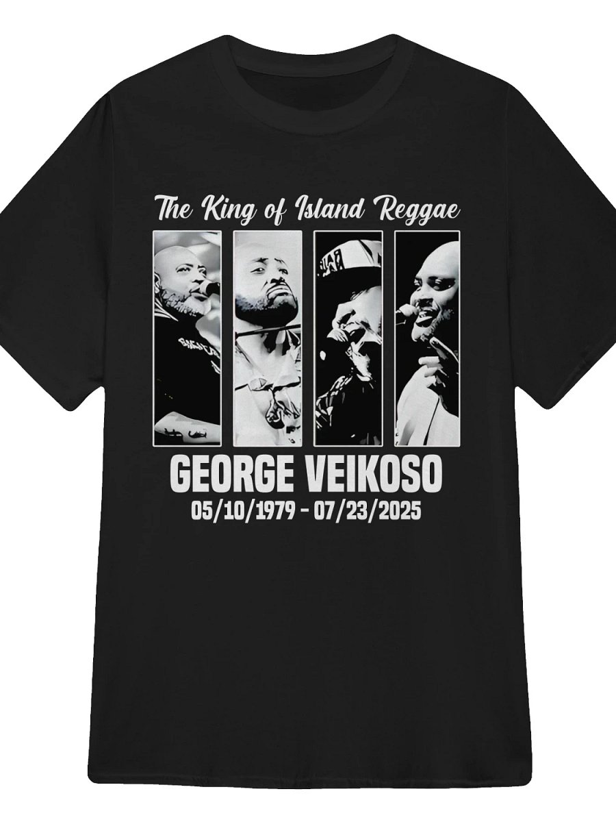 The King Of Island Reggae George Veikoso 1970–2025 T-Shirt product image (1)