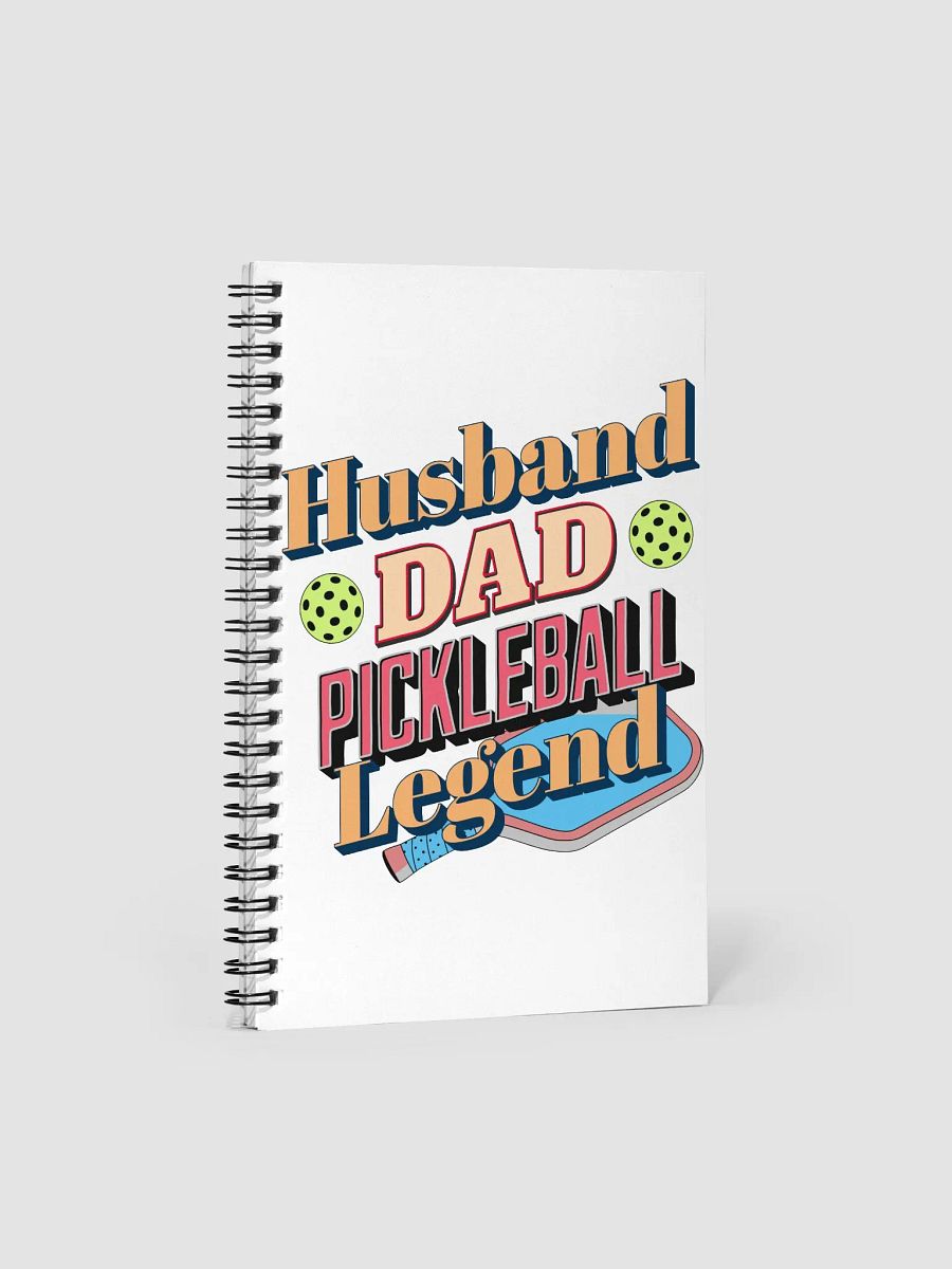 Husband Dad Pickleball Legend Notebook product image (1)