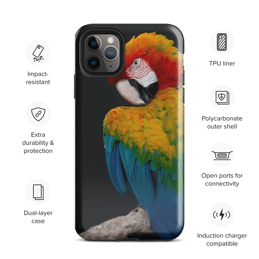Lovely Parrot Bird Phone Case for Animal Lovers product image (35)