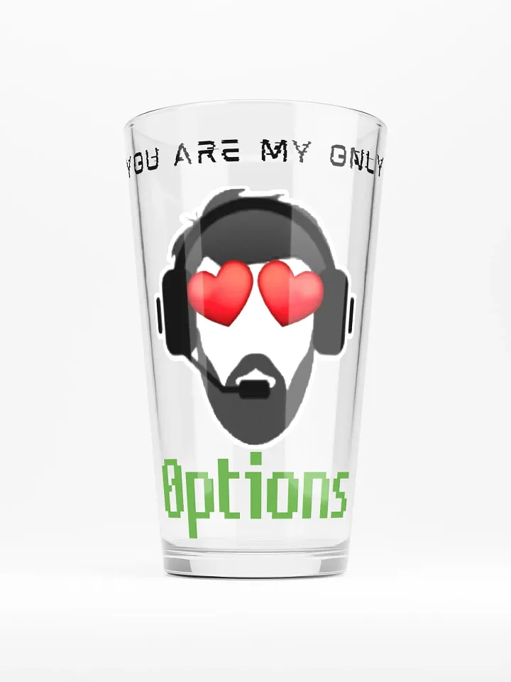 0nly 0ptions Pint Glass product image (1)