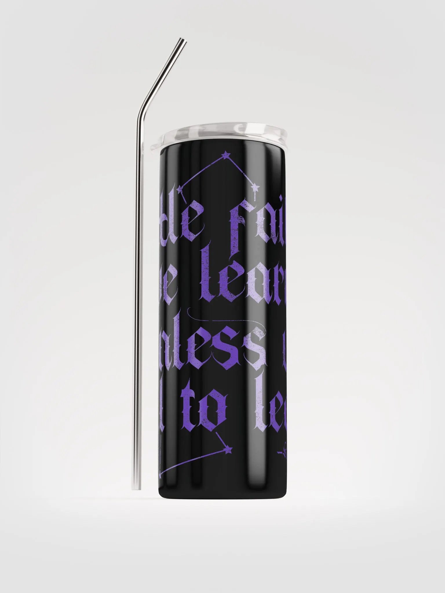 We Fail We Learn Stainless Steel Tumbler product image (1)