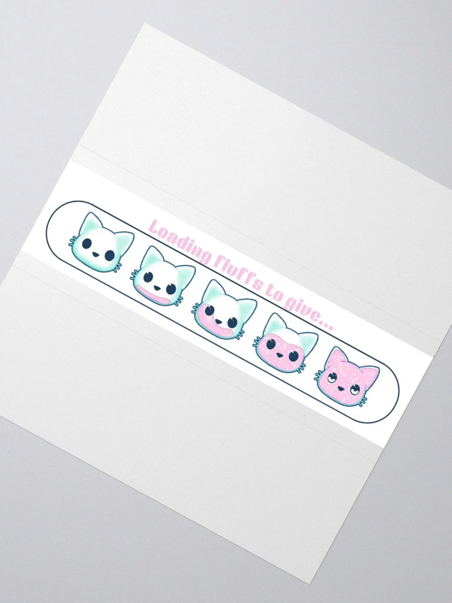 Whimsical Cat Loading Kiss-Cut Stickers product image (2)