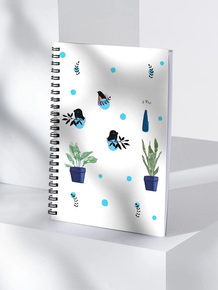 Botanical Zen Spiral Notebook product image (1)