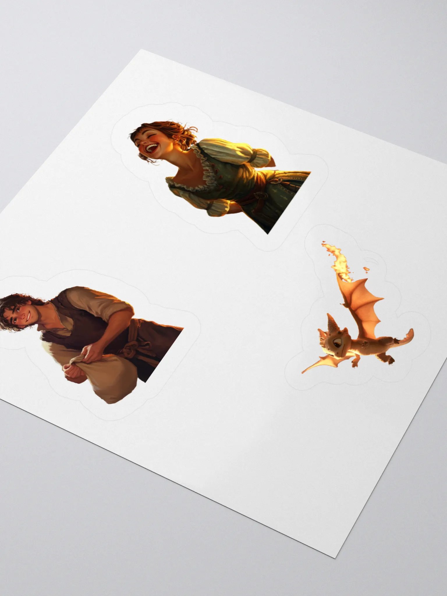 Rats and Royals Jesse and the Dragon Kiss Cut Stickers Set product image (9)
